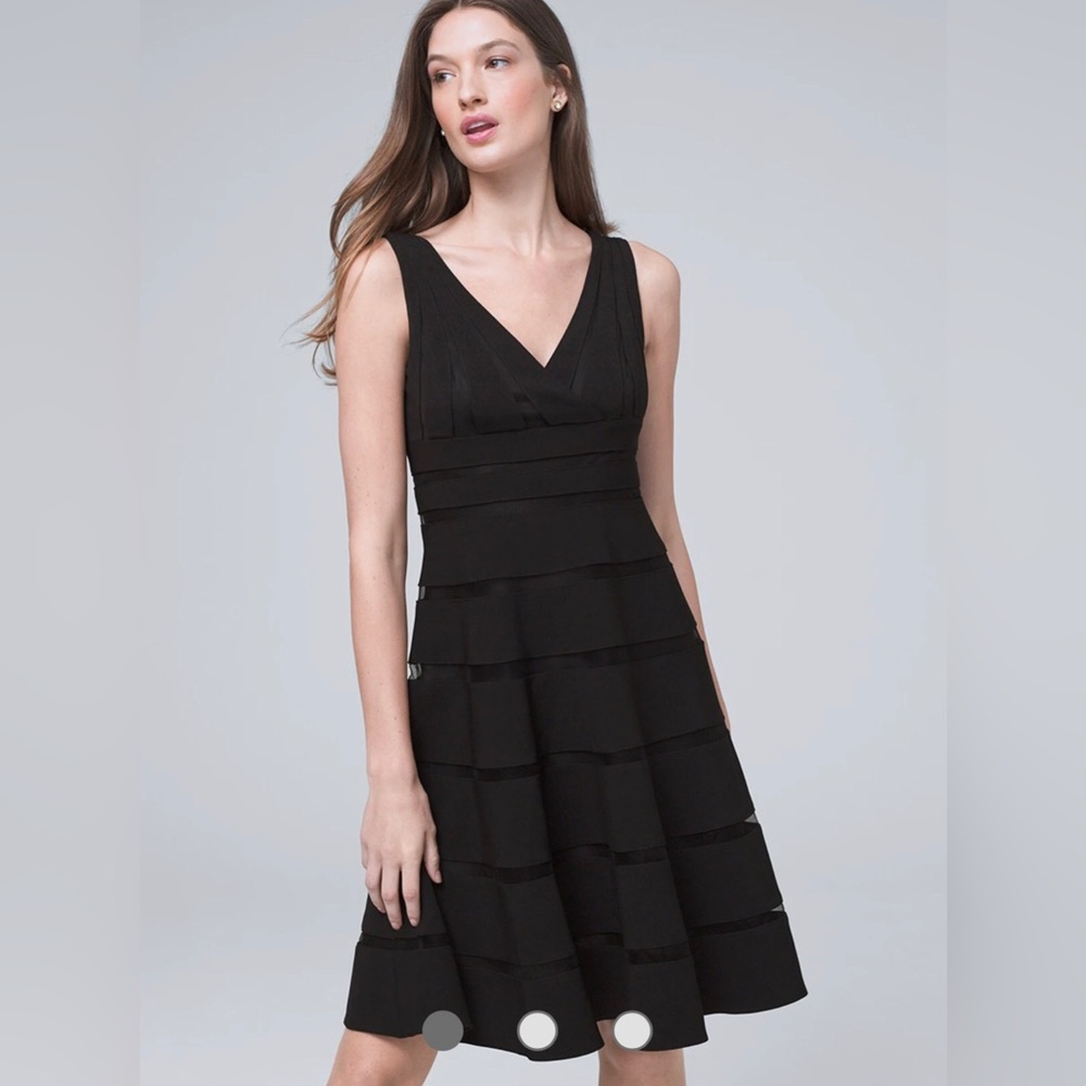 WHBM black dress used ones good condition